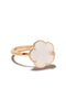 anillo Petit Joli en oro rosa de 18kt con diamantes y ágata